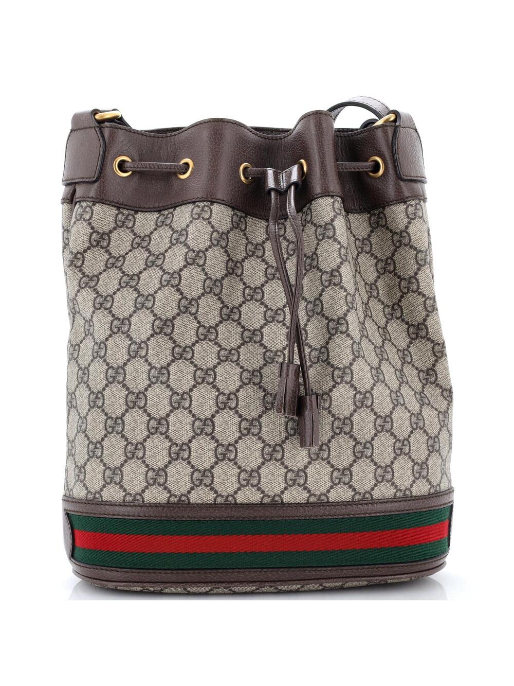 Gucci Ophidia Bucket Bag Gg Coated #286057G17B